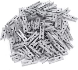 Houten Clips - Wasknijpers Pinnen - Foto's Ophangen - Natuurlijk Hout - 300 stuks - Natuurlijk — thumbnail 3