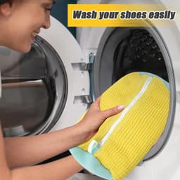 Schoenenzak voor Wasmachine - Herbruikbaar Wasnet voor Sneakers - 2 Stuks — thumbnail 4
