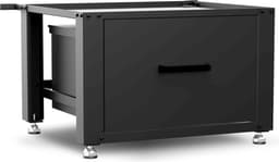 Bodo® - Wasmachine Verhoger - Kast - Ombouw met Lade - Zwart - 61x58x44-48cm — thumbnail 1