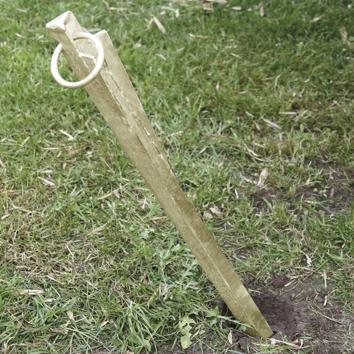 Grondanker - Grondharing Stormanker - Tenten Bevestigen - Verzinkt Metaal - 59 cm - Zilver — afbeelding 1