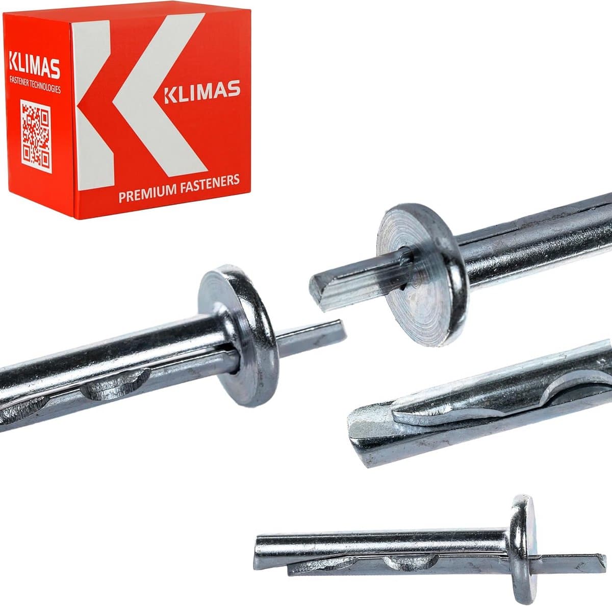 100x Brandwerende Plafondpluggen Ø 6x35 mm - Metalen Schroefankers voor Steen en Beton — afbeelding 1