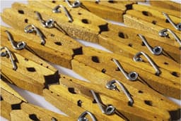 Houten Grote Wasknijpers - Berkenhout - 30 stuks - Bruin — thumbnail 4