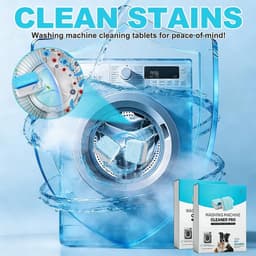 Wasmachine Reiniger Tabs - Dieptereiniging Tabs - Geur en Kalk Verwijderen - Extra Sterk Formule - 48 Stuks — thumbnail 2