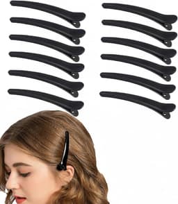 12x Professionele Haarclips voor Dames en Meisjes - Stylingspeldjes voor Kappers — thumbnail 1