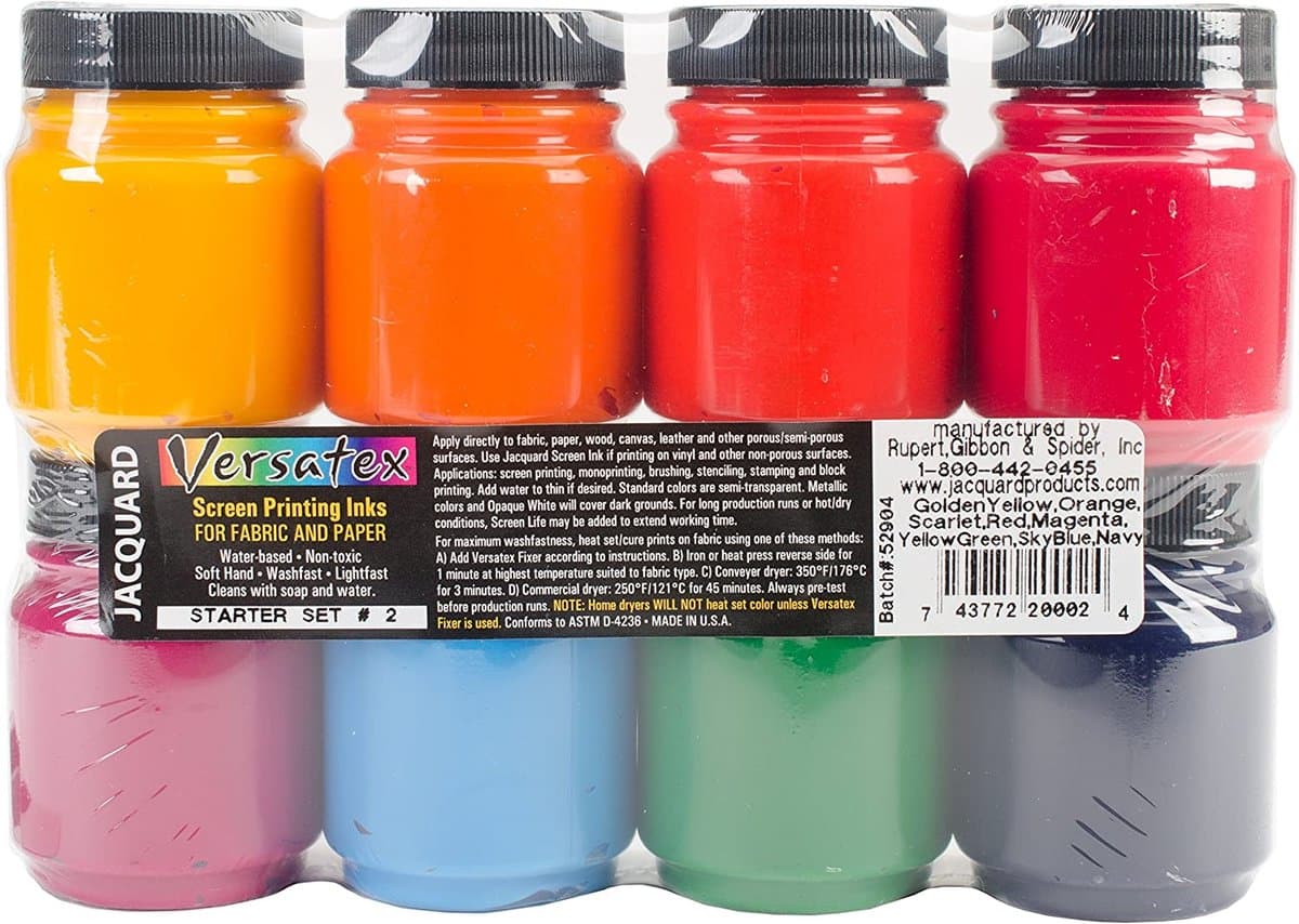 Jacquard Versatex Zeefdruk Inkt Set 2 8x66,5 ml — afbeelding 1
