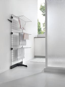 Freestanding Clothes and Home Drying Rack - Silver, 58 x 54 x 123 cm — thumbnail 3