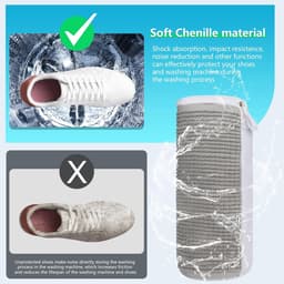 Twee Stuks Schoenreinigingszakken voor 360° Reiniging en Geluiddemping in de Wasmachine — thumbnail 3