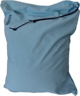 Katoenen waszak -XXL- met trekkoord - Aqua Blue — thumbnail 2