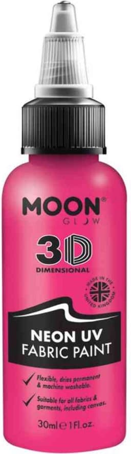 Moon Creations - Moon Glow - Neon UV Intense Textielverf - Roze — thumbnail 2