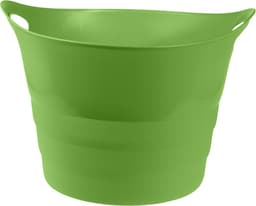 Excellent Houseware Flexibele emmer - groen - 43 liter - kunststof - 45 x 38 cm — thumbnail 1