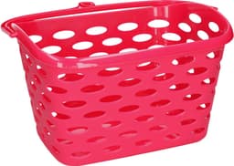 Plasticforte Wasknijpers ophang mandje aan haak - 26 x 15 x 21 cm - fuchsia roze - kunststof — thumbnail 3