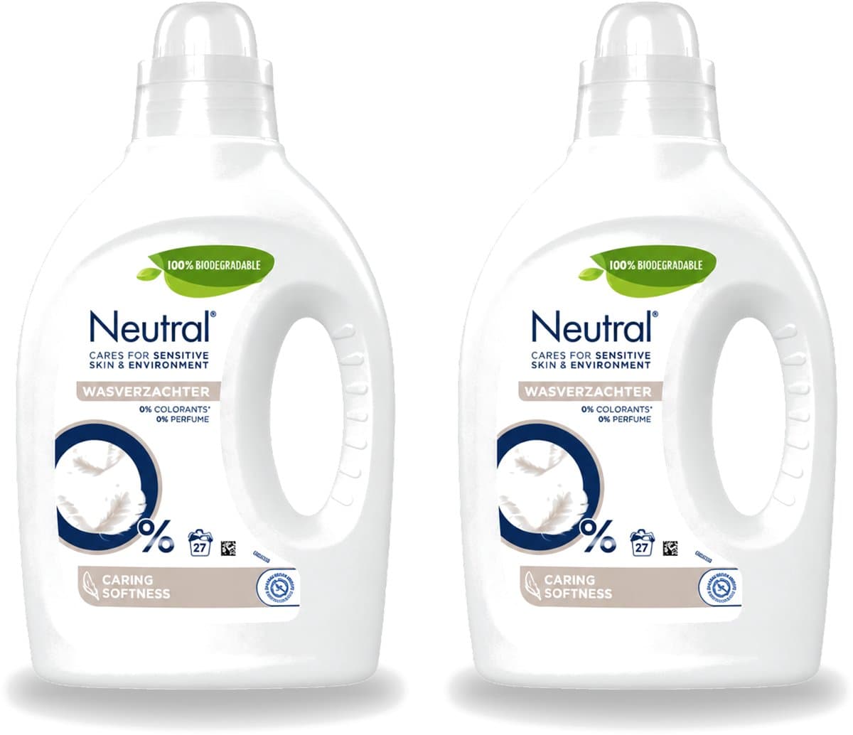 2 x Neutral – Wasverzachter – Parfumvrij – 750 ml - Voordeelverpakking - 2 stuks — afbeelding 1