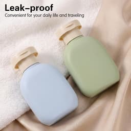 3.4oz reisfles met flip-cap, 2 Pack Lekvrije knijpflessen — thumbnail 5