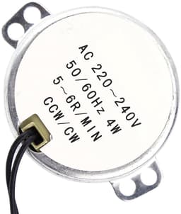 Motor, 50/60 Hz Frequentie 220-240 V AC Synchrone Motor Reductiemotor 4 W Reductiemotor CW/CCW, Piramidemotor Stil voor Magnetron Draaitafel (5-6 tpm) — thumbnail 5