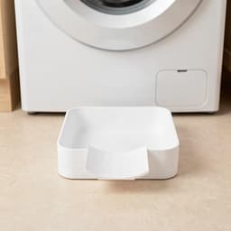 1 stuks -Universele Lekbak Wasmachine - Opvangbak Tegen Lekkage - Afvoerbak voor Wasmachine en Vaatwasser - Eenvoudig te Installeren - Bescherm de Vloer - Afvoerbak Voor Wasmachines - Wit — thumbnail 3
