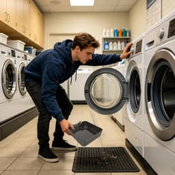 Lekbak Wasmachine - Afvoerbak voor wasmachines - Wasmachine Wateropvangbak - Wasmachine opvangbak - Opvangbak tegen lekkage - Opvangbak - Lekbak - Wateropvangbak - voor kelders, appartementen, stacaravans, garages, woningen - 174*164*45 mm - zwart — thumbnail 2