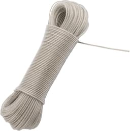 2 stuks waslijn met stalen kern, 4 mm x 30 m, stabiele waslijn, extra sterk met een draagvermogen van 120 kg, waslijn voor buiten, voor thuis, tuin, camping — thumbnail 4