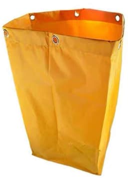 Schoonmaakkar Zak – 75 liter – Geel – Waterdicht – Grote Capaciteit – Voor Hotel & Horeca – Vervangingszak — thumbnail 3