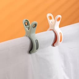 6 Stuks - Strandhanddoekclips - Grote wasknijper - Quiltclips - Wasknijpers - Grote knijpers - Handdoekknijpers - Strandlaken knijpers - Handdoek klemmen - Handdoekclip voor strandstoel - Winddicht - PP - 6 × 2,2 × 10,6 cm - Groen — thumbnail 3