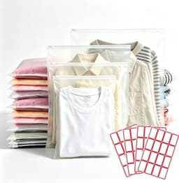 Zakken met Ritssluiting - Transparant - 40 x 30 cm - Waterdichte Opbergtas - Voor Kleding en Accessoires — thumbnail 1