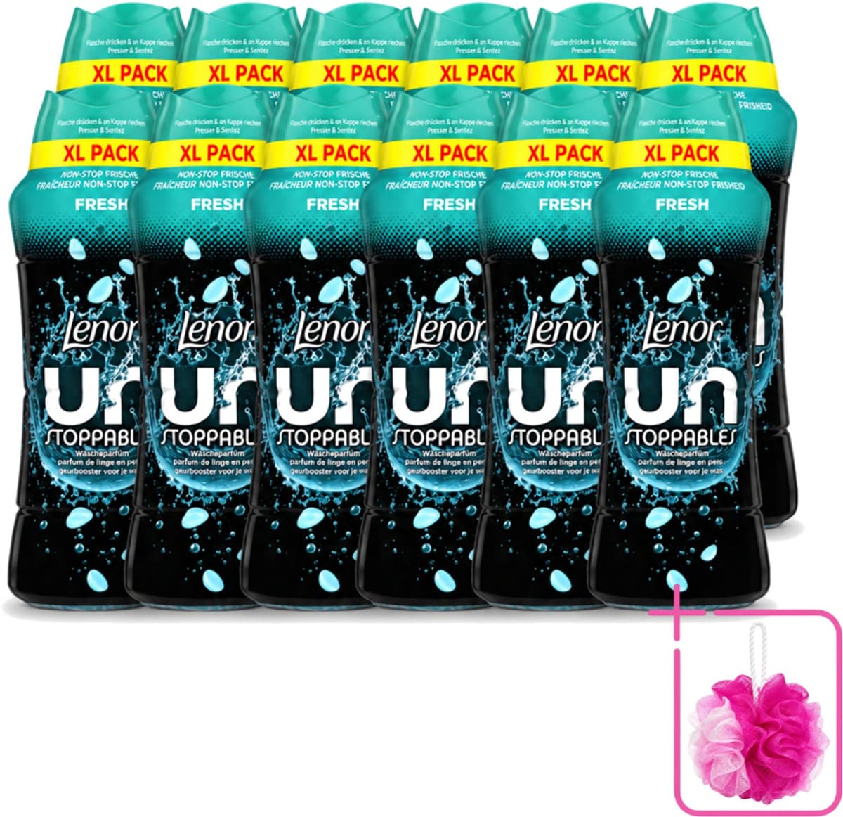 12 x Lenor Unstoppables - Geurbooster - Fris - Non-Stop Frisheid - Grootverpakking - Bulkverpakking - Geurbooster - Frisheid — afbeelding 1