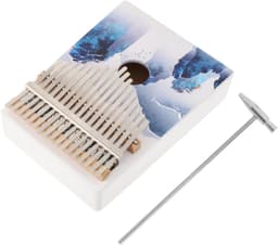 1set Draagbare Kalimba Voor Beginners Lichtgewicht Duurzaam Vingerpiano Instrument Eenvoudig Te Spelen Geschikt Voor Studenten Professionals Handgemaakt Gepolijst Kalimba — thumbnail 1