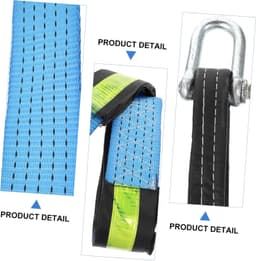 1set Auto Trekband Reflecterende Emergency Rope Zware Duurzame Touw Voor Voertuigen Noodgevallen Geschikt Voor Slepen Bij Pech Blikschade of Vervoer — thumbnail 2
