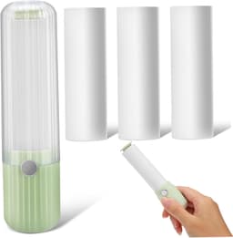 1set Mini Lint Roller Draagbare Plakkerige Voor Dierenharen Herbruikbare Lintverwijderaar Voor Kleding Meubels Met Vervangbare Adhesieve Comfortabele Grip Duurzaam Ontwerp — thumbnail 1