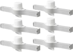 Sluitclips voor voedselbewaring met uitschouder - 6 stuks, ideaal voor keuken en kantoor — thumbnail 1