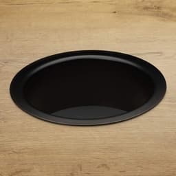 Doorwerpring Ø 180 x H 70 mm - Roestvrij staal, zwart gelakt — thumbnail 2