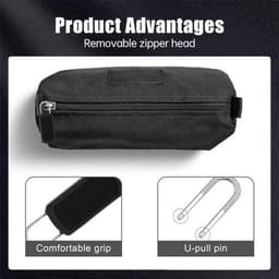 12-delige reparatieset met ritssluiting voor universele vervangende rits met afneembare schuiver - compatibel met koffers, laarzen, jassen en rugzakken — thumbnail 3
