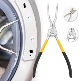 Wasmachineveer Tang - Deurrubber Gereedschap - Deurafdichting Repareren - Extra Brede Klem - 10 Min Reparatie - Zilverkleurig — thumbnail 3