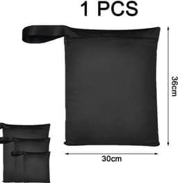 Waszak Waterdicht - Opbergtas 36 x 30 cm - Herbruikbaar met Rits - Ideaal voor Gym/Sport - Duurzaam Oxford Materiaal - Bescherming tegen Vuil - Opbergzak — thumbnail 2