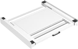 Wasdroger Spacer - Wasstapelaar Tussenstuk - Ruimte Besparen - Uittrekbare Droogrek - 60 cm Breed - Wit — thumbnail 5