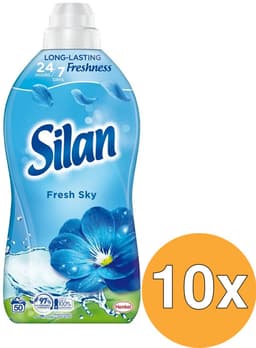 Silan Wasverzachter - Fresh Sky - 1100ml - 10x 50 Wasbeurten - Voordeelverpakking — thumbnail 1