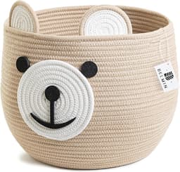 SnelShoppen - Grote Katoenen Speelgoedmand Kind - Wasbare, Duurzame Opbergmand voor Speelgoed, Knuffels en Baby Wasmand - Ideaal voor Kinderkamer, Spe — thumbnail 1