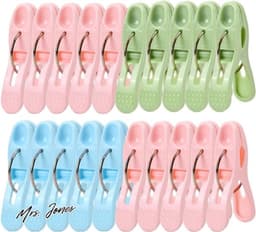 20-stuks wasknijpers mini-wasknijpers clips voor kleding wasknijpers premium wasknijpers kunststof wasknijpers kleurrijk geschikt wasrekken waslijnen. — thumbnail 1