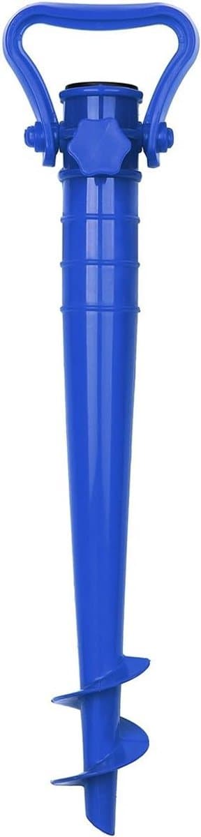 Strandparaplu zandanker - Blauw - Geschikt voor parasol met 19-32 mm paal - Lichtgewicht en draagbaar - Voor buitengebruik — afbeelding 1