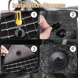 Automattenhouder, clip voor automatten, 8-delig, vloermatten/bevestigingsclips, autovloermatten, antislip, clip, automat, clips, antislip bevestiging — thumbnail 2