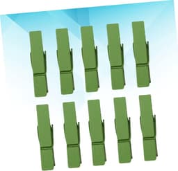 Houten Wasknijpers - Mini Clips - Foto's Ophangen - Natuurlijk Hout - 100 Stuks - Groen — thumbnail 4