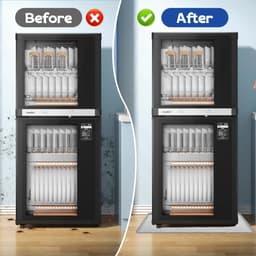 Wasmachine Opvangbak - Lekbak RVS - Water Overlast Voorkomen - Roestvrij Staal - 70x70x5cm - Zilver — thumbnail 3
