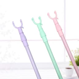 Solidchoice- Kledingvork Telescopisch - Ruimtebesparend - Lichtgewicht - Stevige Kledingsteun - U-vormige Kop - Plastic Materiaal - Kledinghanger — thumbnail 1