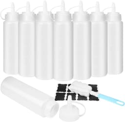 Knijpfles Set - Transparant - Lekbestendig Ontwerp - Voedselveilig Materiaal - Voor Sauzen en Specerijen — thumbnail 1