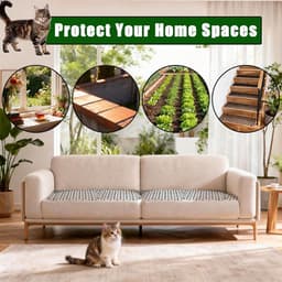 SnelShoppen - 15 Stuks Doornrooster tegen Katten 20x15cm, Kattenwering Mat met U Vormige Grondankers, Dierbarrière Kattenafweer Rooster met Spikes voo — thumbnail 5