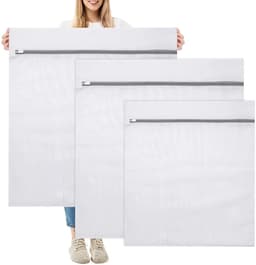 Solidchoice - Set van 3 Waszakken voor Kleding met Verborgen Ritssluiting — thumbnail 1