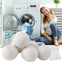Solidchoice - Set van 6 Wol Droogballen voor de Droogtrommel — thumbnail 1