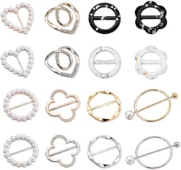 Solidchoice - 16 Stuks Metalen T-Shirt Clips voor Sjaals en Kleding — thumbnail 1