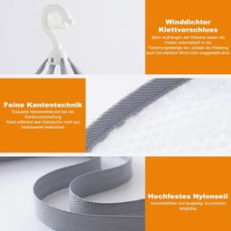 Wasknijpers Set - Kunststof - Windbestendig en Kleurrijk - Inclusief Ophangmanden - Voor Kleding en Sokken — thumbnail 4