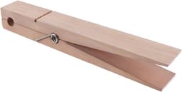 Grote Houten Wasknijpers - Natuurlijke Houtkleur - Stevige Grip - Voor Handdoeken en Kleding — thumbnail 1
