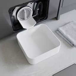 Afvoerbak voor wasmachine - Druppelbak voor wasmachine - Wateropvangbak - Afvoerbak - 12 cm - Overloop- en lekvrij - Universeel type - 3D-geprint - Geschikt voor wasruimtes, kelders, appartementen, garages en stacaravans — thumbnail 2